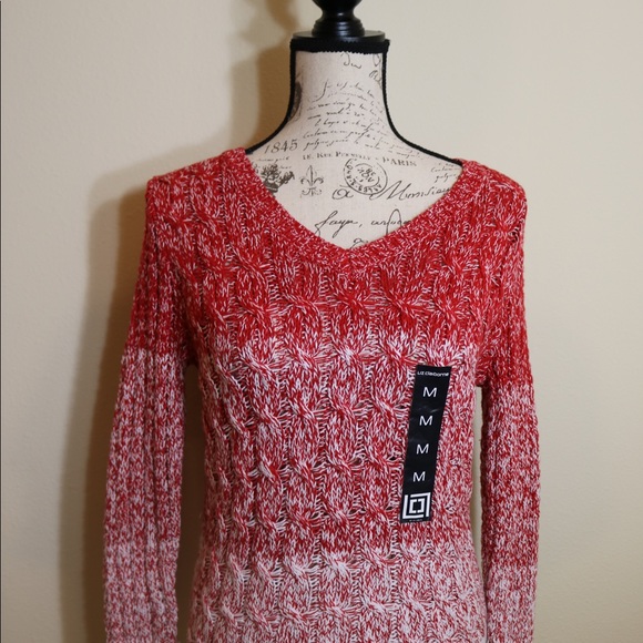 New with Tags Liz Claiborne cable knit sweater - Picture 3 of 6